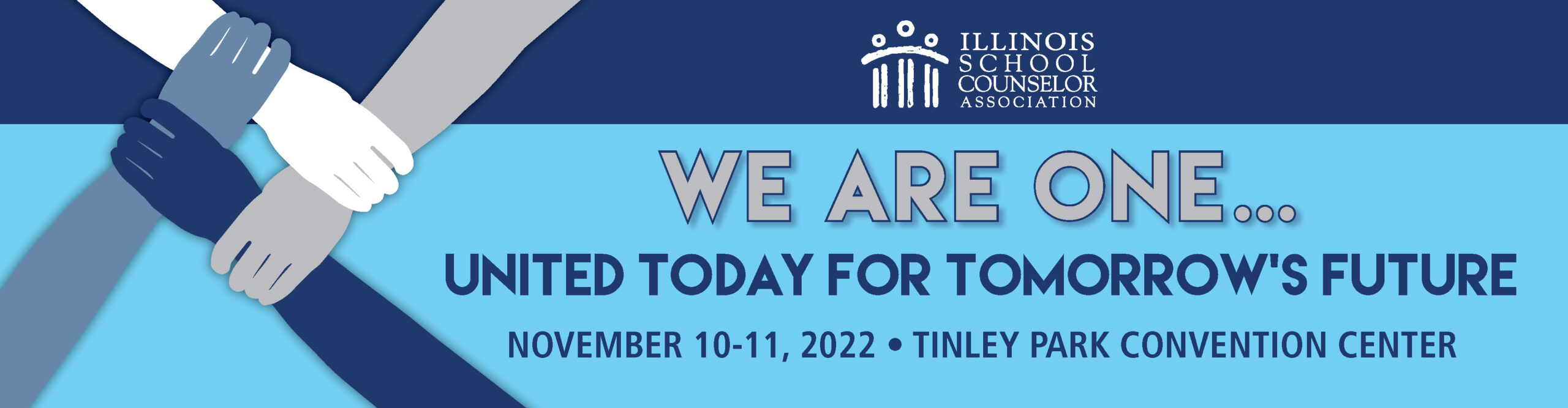 Illinois School Counselor Association Conference November 10-11, 2022 header