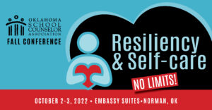 Oklahoma School Counselor Association Conference October 2-3, 2022 header