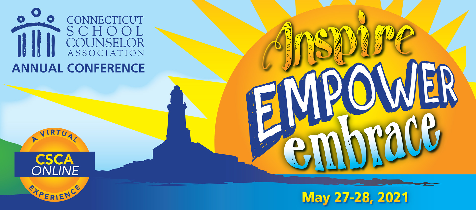 Connecticut School Counselor Association Conference May 27-28, 2021 header