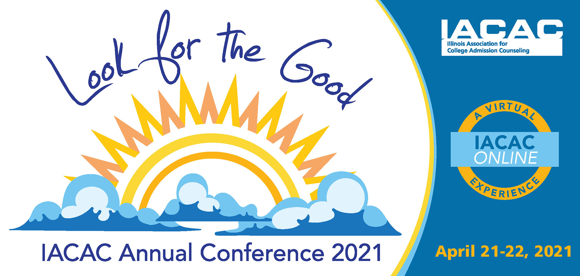 Illinois Association for College Admission Counseling Conference April 21-22, 2021 header