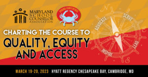 Maryland School Counselor Association Conference March 19-20, 2023 header
