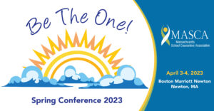 Massachusetts School Counselors Association Conference April 3-4, 2023 header