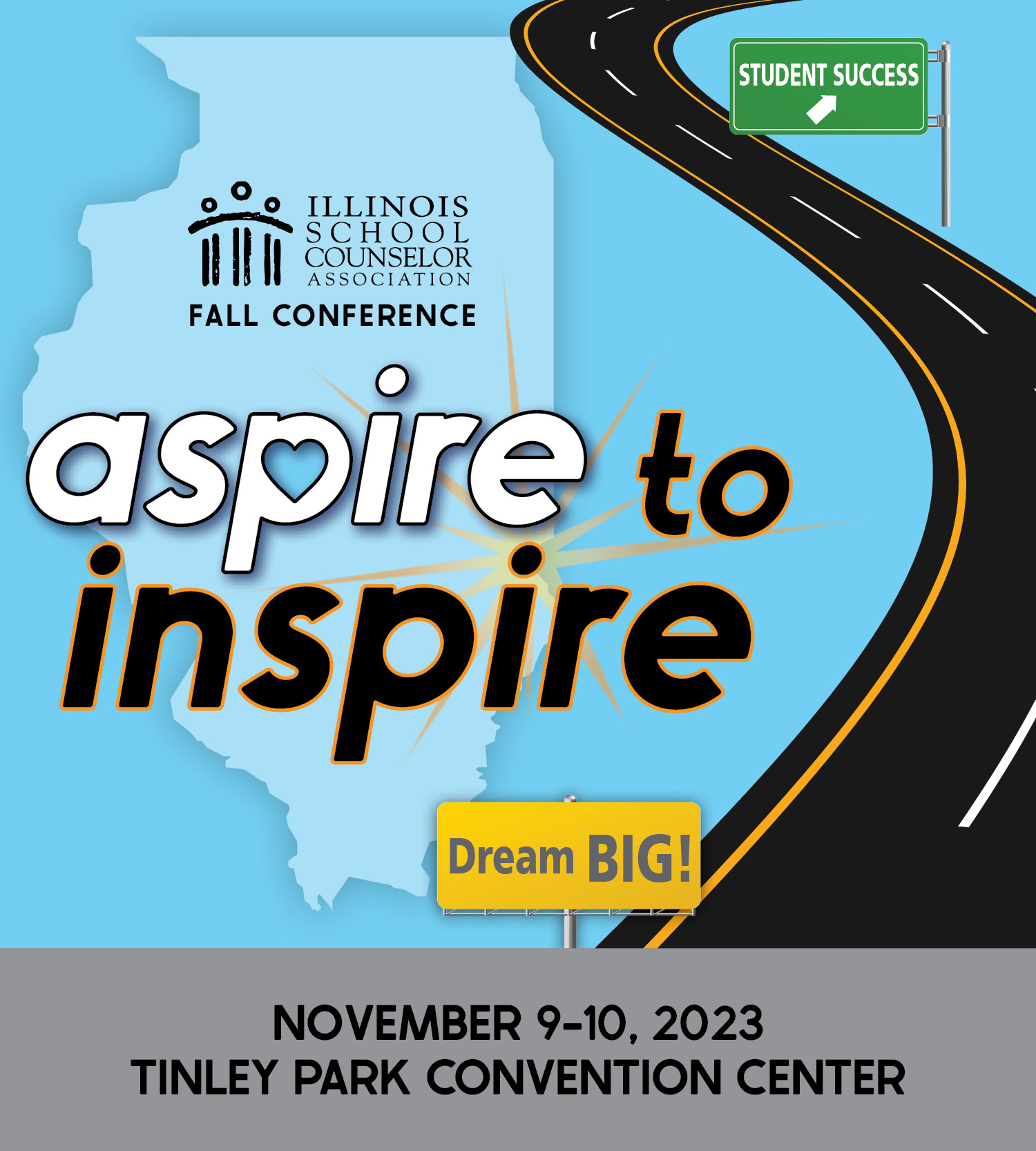 Illinois School Conference Association Conference November 9-10, 2023 header