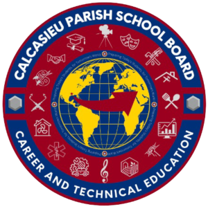 Calcasieu Parish School board (CPSB) logo- Career and technical education