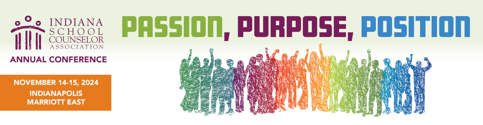 Indiana School Counselor Association 2024 Conference logo