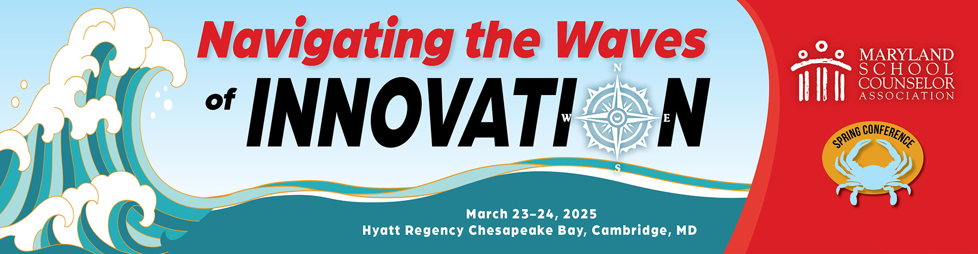 Maryland School Counselor Association 2025 Conference header