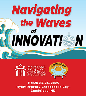 Maryland School Counselor Association 2025 Conference header