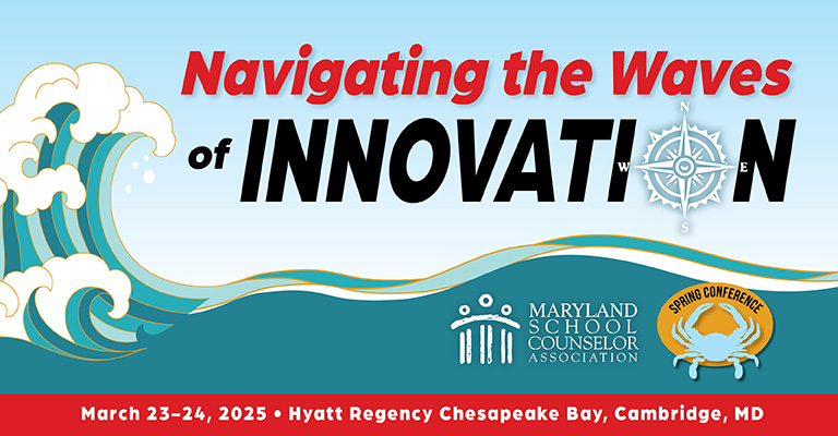 Maryland School Counselor Association 2025 Conference header