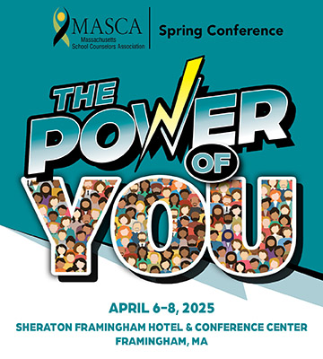 2024 Massachusetts School Counselor Association Conference logo