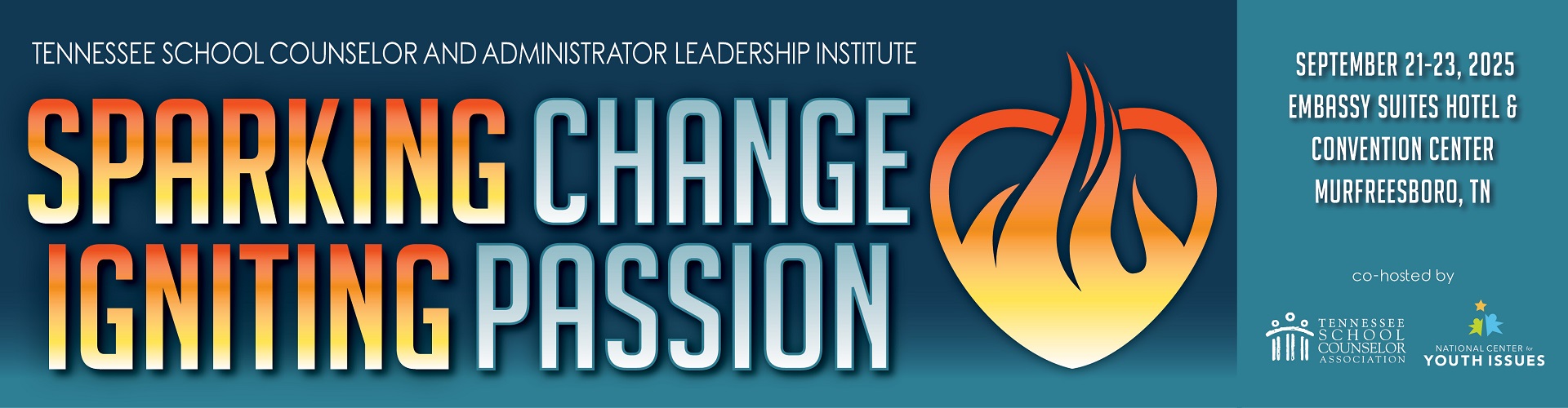 Tennessee School Counselor and Administration Leadership Institute 2025 logo