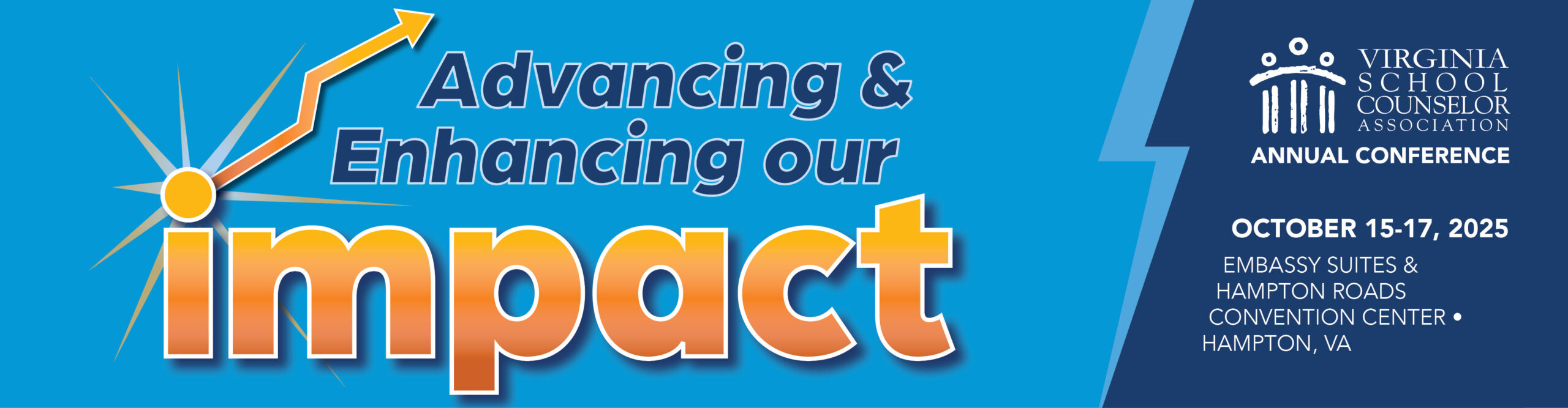 Virginia School Counselor Association Conference 2025 logo