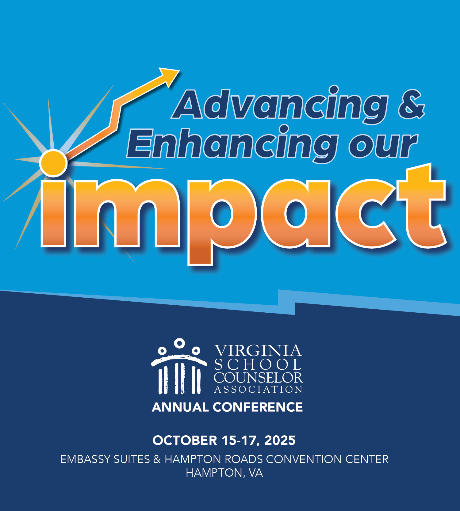 Virginia School Counselor Association Conference 2025 logo