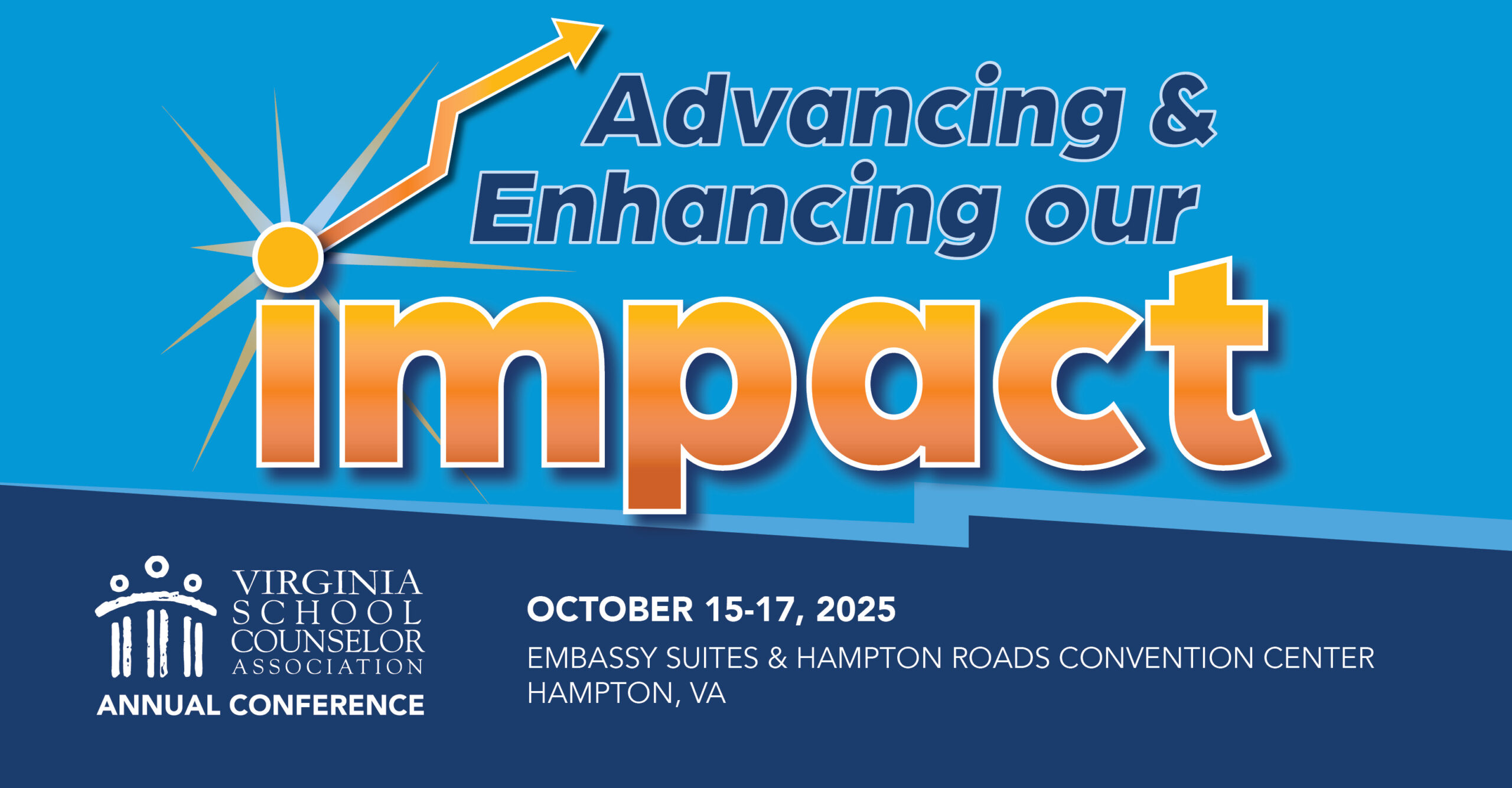 Virginia School Counselor Association Conference 2025 logo