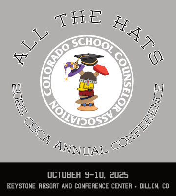 Colorado School Counselor Association Conference 2025 logo