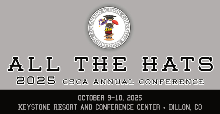 Colorado School Counselor Association Conference 2025 logo