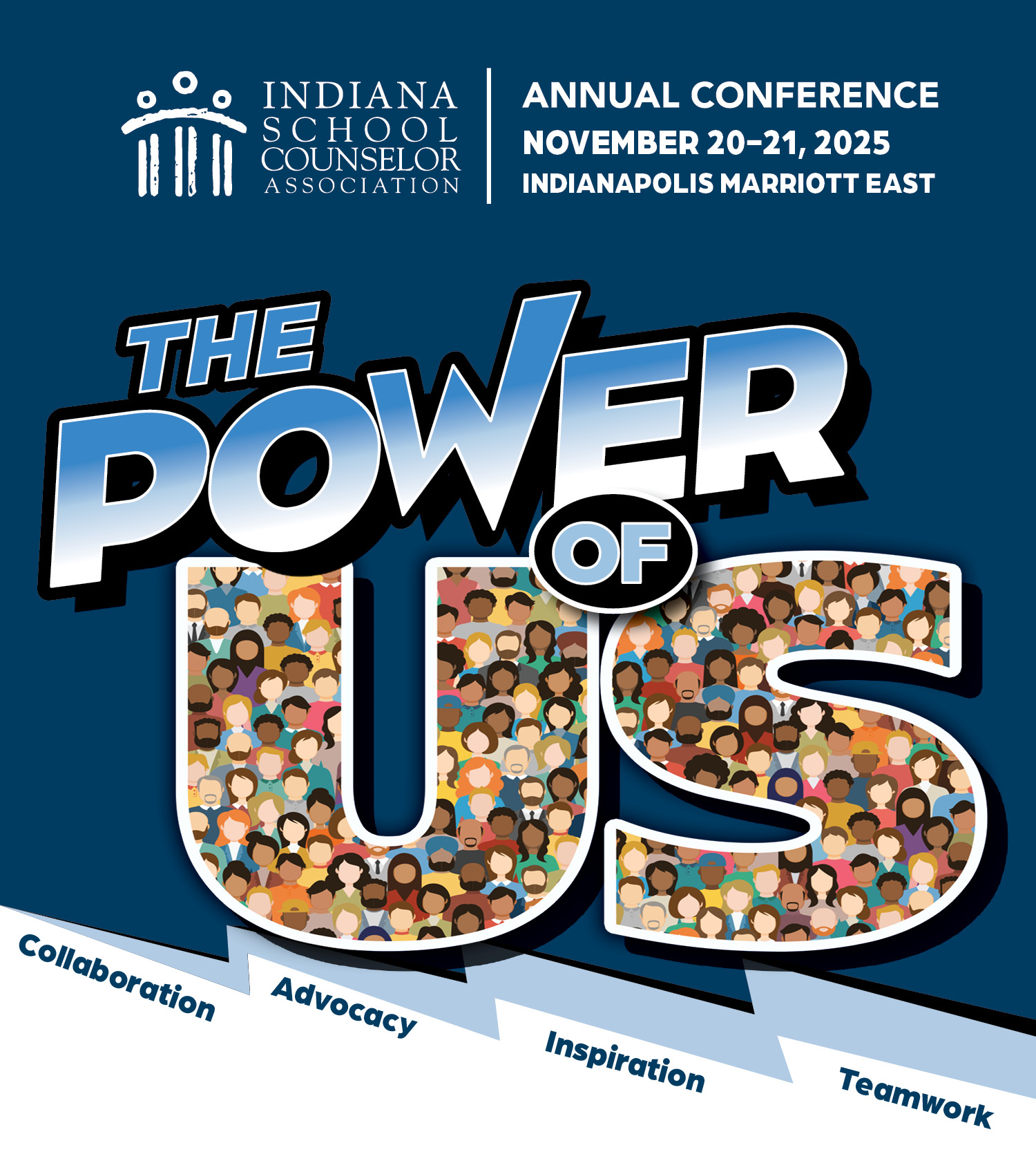 2025 Indiana School Counselors Conference poster