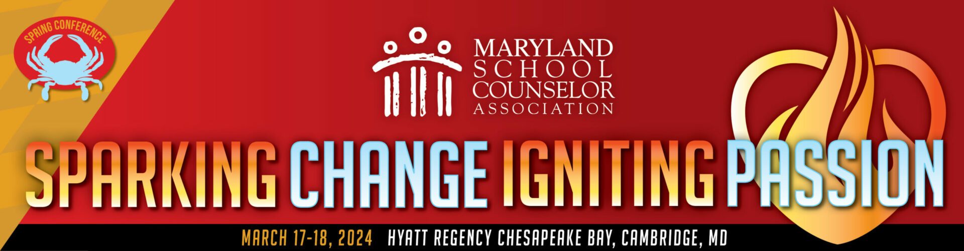 Maryland School Counselor Association 2024 Conference header